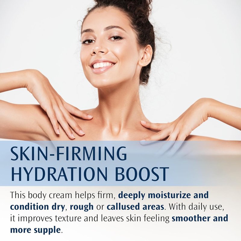 Hydrating Body Cream - Crystal Peel Moisturizer for Dry Skin | 6 Fl Oz, Sensitive Skin Safe