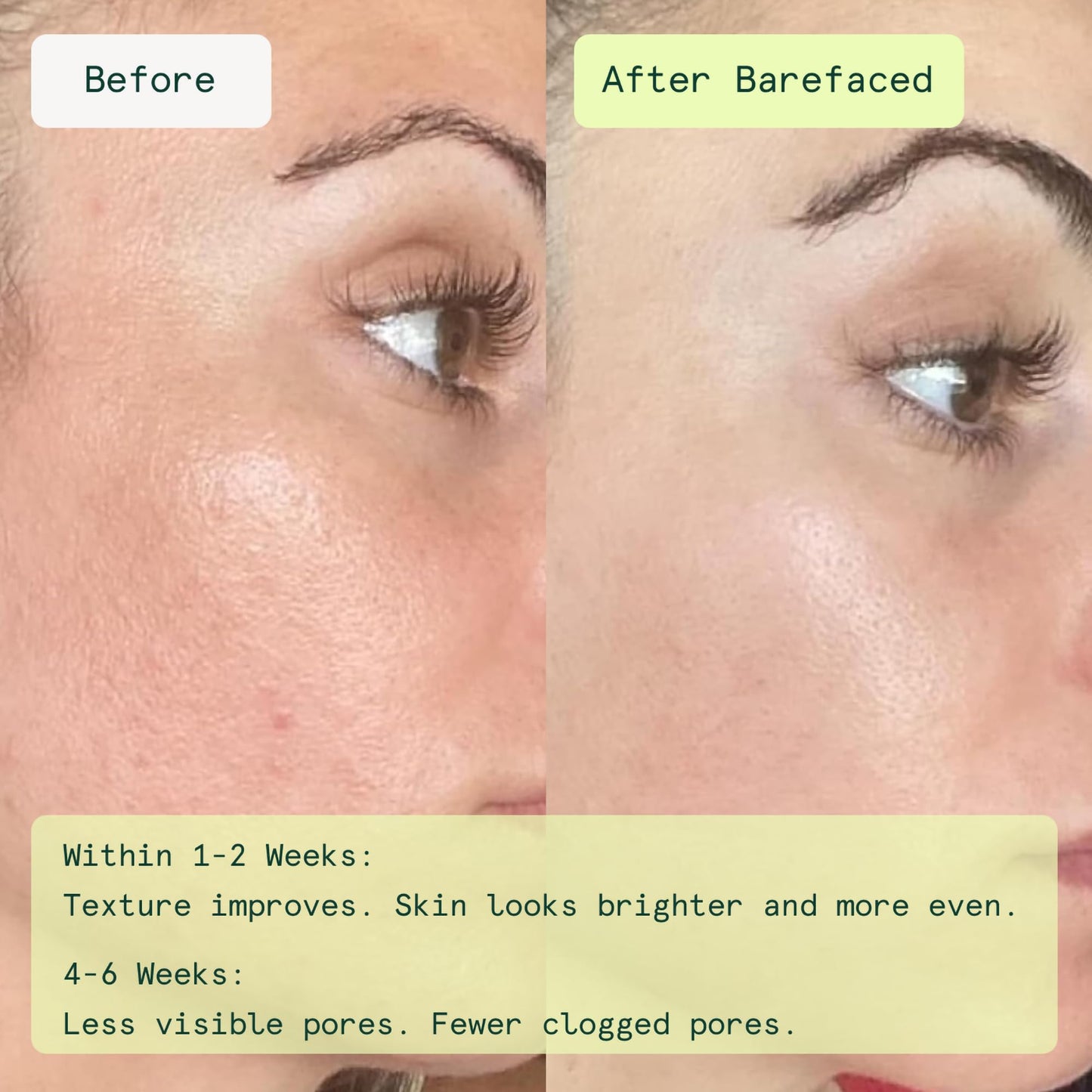 Barefaced Toning Pads (60 count) - Exfoliating Face Pads with 2% Glycolic Acid & Salicylic Acid - Brightens & Cleanses Skin, Clears Pores, Reduces Fine Lines & Wrinkles