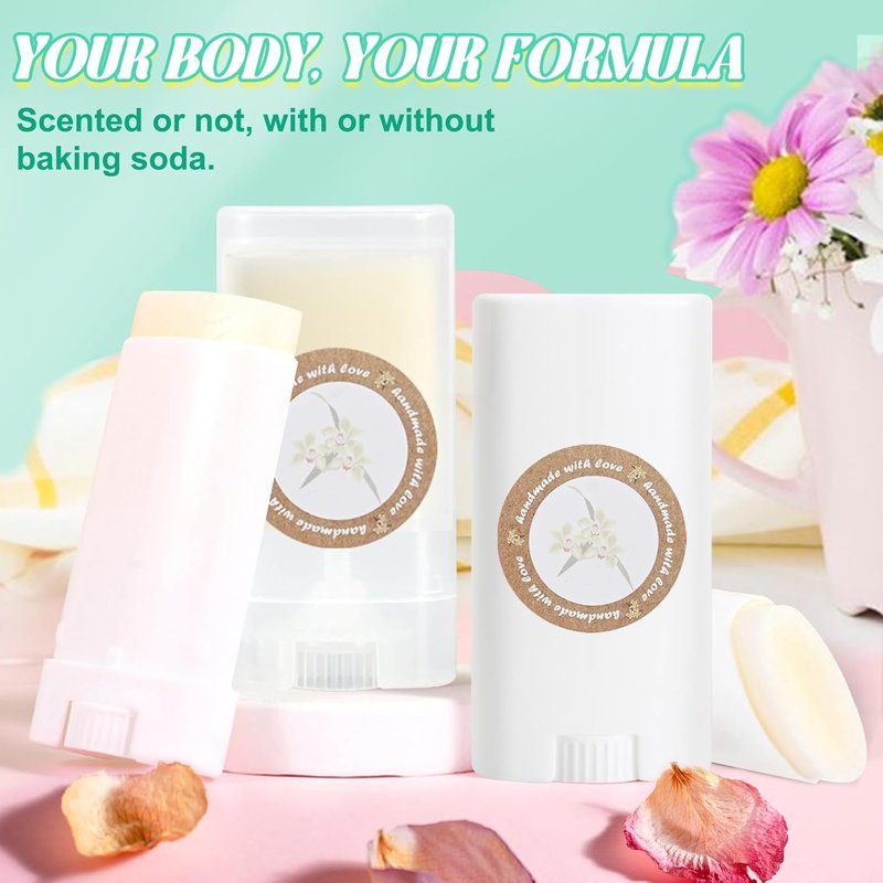 DIY Deodorant Making Kit - Aluminum-Free Antiperspirant with Shea Butter & Coconut Oil | Natural Vanilla & Lavender Scents