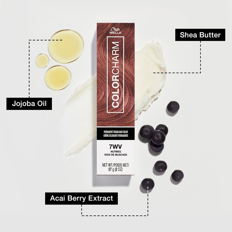 COLORCHARM Permanent Cream Hair Color, 12A High Lift Frosty Ash, 2 oz.