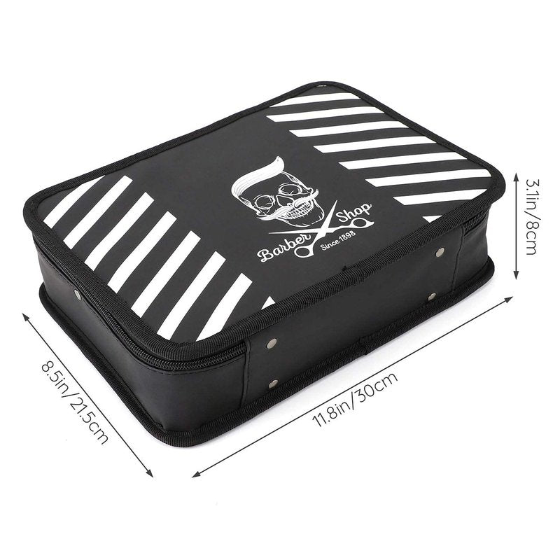 Segbeauty Barber Carrying Case - Professional Hair Styling Tool Bag for Clippers & Scissors | 11.8 x 8.5 in