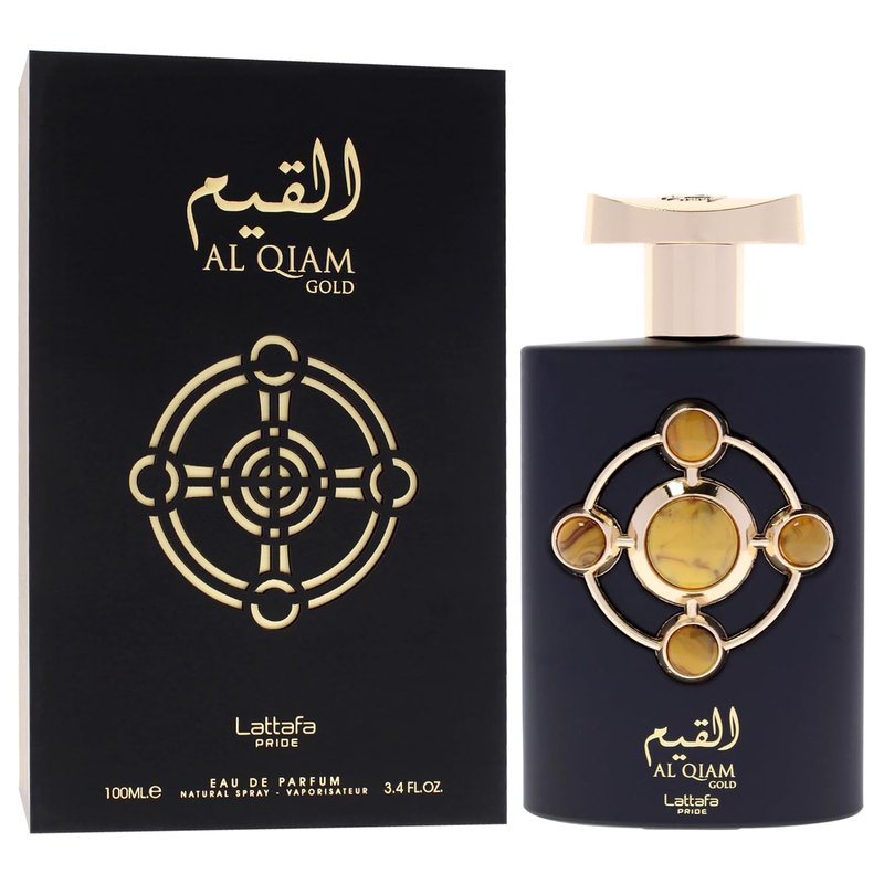 Lattafa Al Qiam Gold Eau de Parfum Spray for Unisex - 3.4 Ounce Fragrance