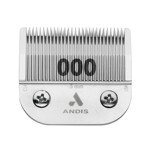 Andis Ceramic Edge Carbon-Infused Clipper Blade - 0.5mm Close Cutting for Body Grooming | Compatible with Andis & Oster Clippers