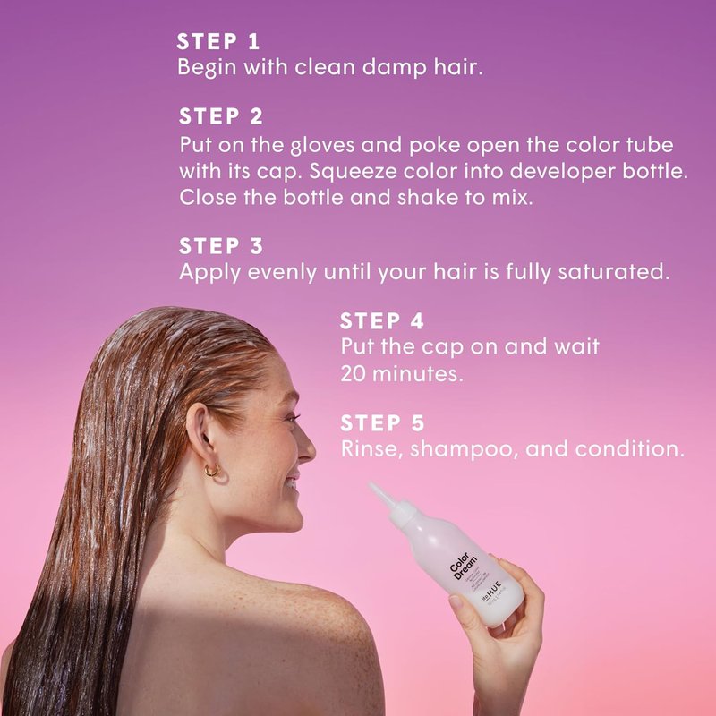 dpHUE Color Dream Dark Brown - Ammonia-Free Demi-Permanent Hair Color | Lasts 16 Washes, Boosts Shine