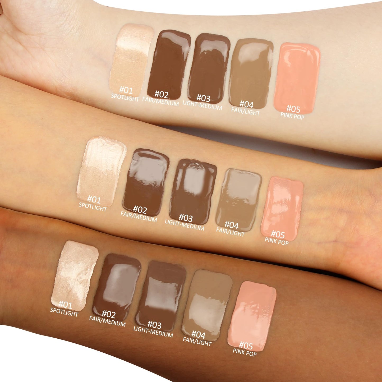 Anglicolor Contour Stick With Cushion Applicator, Liquid Wand, Cream Smooth, Bronzer Stick Lightweight for Face, Vegan & Cruelty-Free (02#Fair/Medium, 12ML)