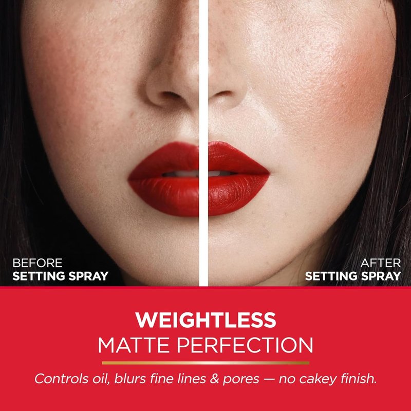 Mirabella Bulletproof Matte Setting Spray - Long-Lasting Makeup Finishing Spray for Oily Skin | Weightless Formula