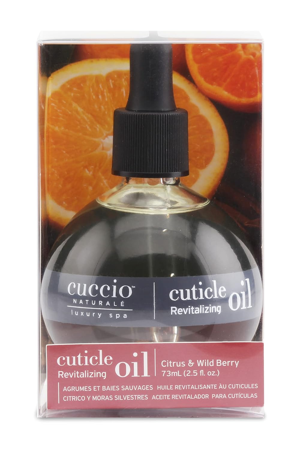 Cuccio Naturale Revitalizing Hydrating Cuticle Oil - Repair Damaged Skin & Nails - Vanilla Bean & Sugar - 2.5 Oz (Pack of 2)