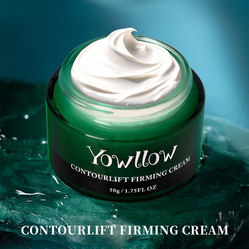 Yowllow Anti-Aging Skin Moisturizer,Hydrating & Firming Skin Cream to Help Face Neck Lifting,Tightening and Reduce Wrinkle,Lightweight Repair Cream (White, 1.75 FL OZ)