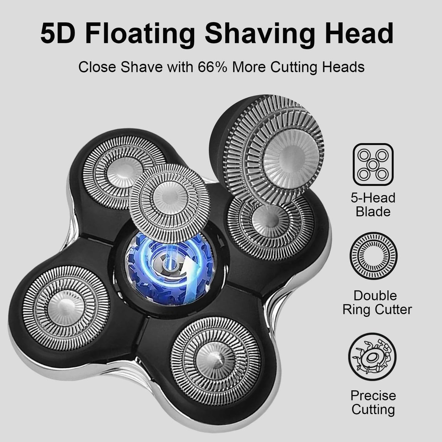 XR7000 Balder Pro Replacement Head Compatible with Remington Head Shaver XR7000 XR1500 XR1501, Balder Pro Headblade Precision Electric Shaving for Bald Men, Shaver Replacement Blade (1pack)
