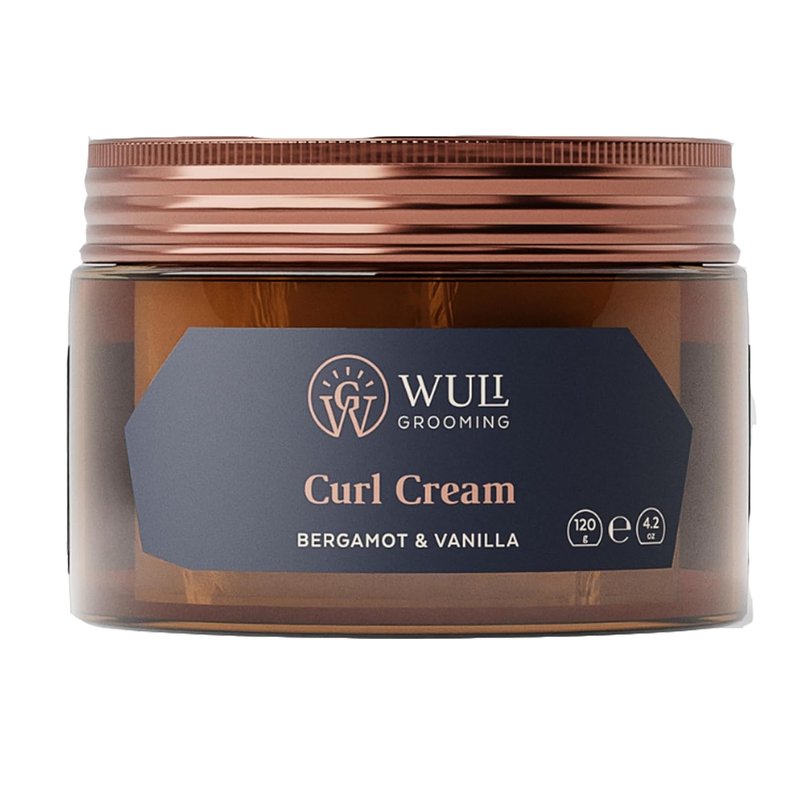 Curl Cream for Curly Hair - Hydrating Anti-Frizz Styling Cream | Vegan & Cruelty-Free - 120g