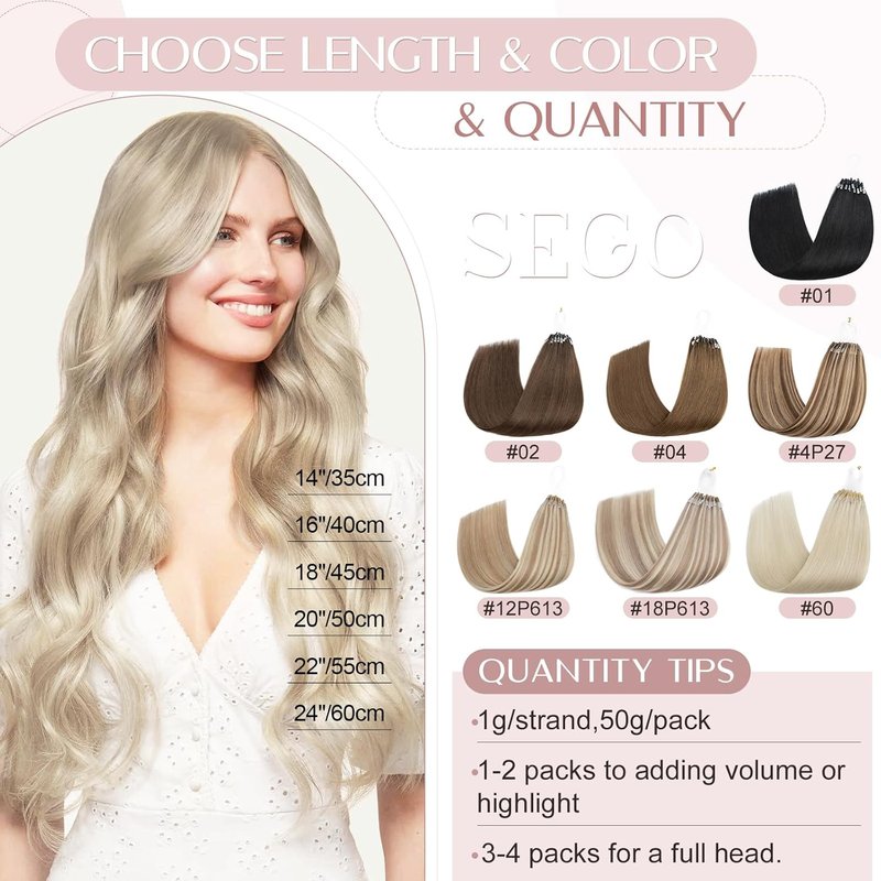 U Tip Hair Extensions - Human Hair Keratin Bonded for Silky Straight Highlights | 50 Strands, 50g, 14” Jet Black