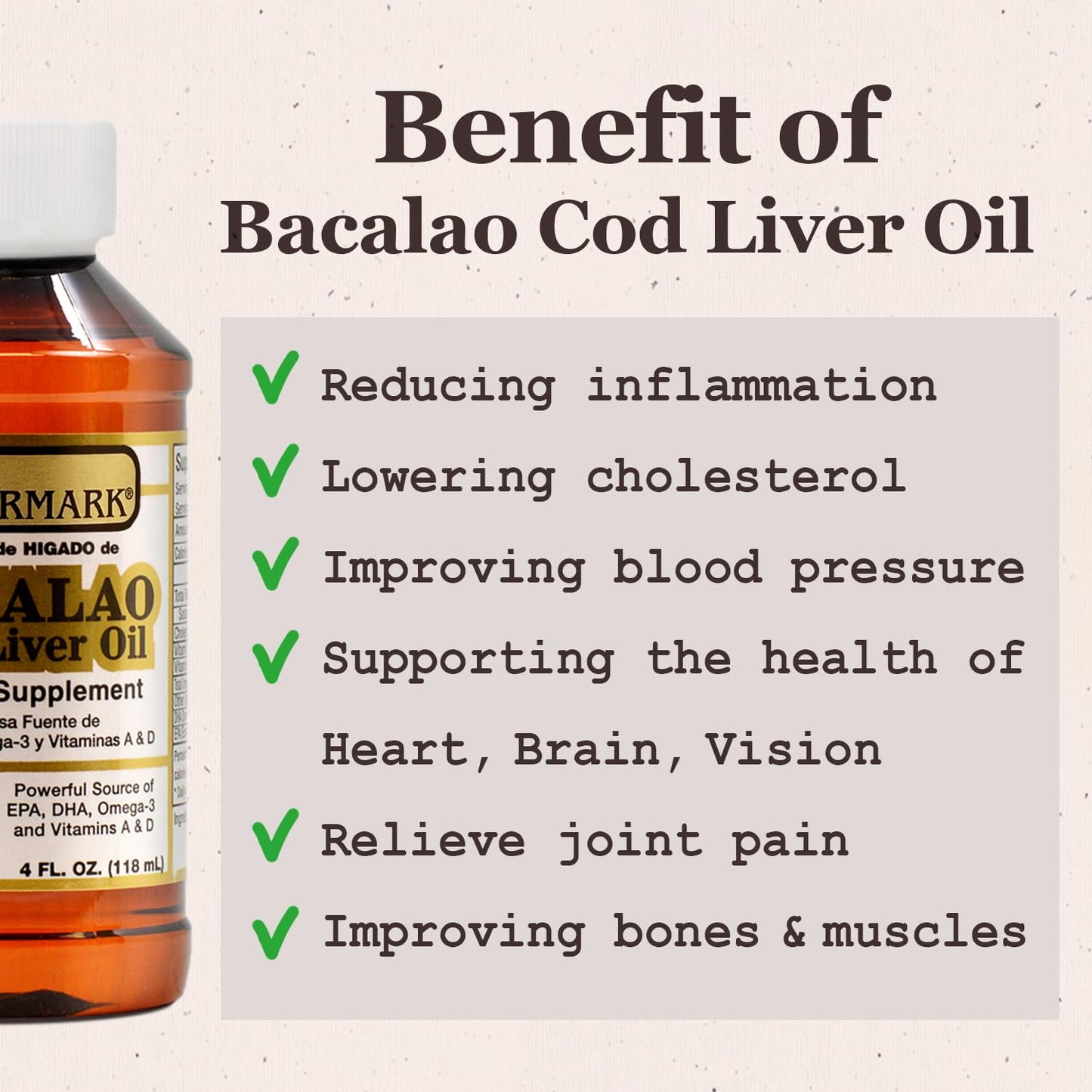 Aceite De Higado De Bacalao 8 Oz. Cod Liver Oil 2-Pack
