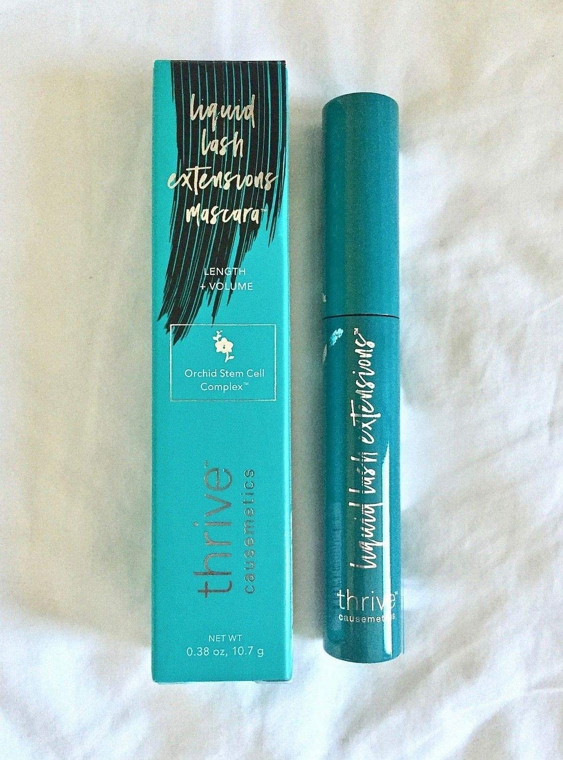 Liquid Lash Extension Mascara Crystal Brown, Long-Lasting, Dramatic Extension, Smudge-proof, Hypoallergenic Formula .38oz