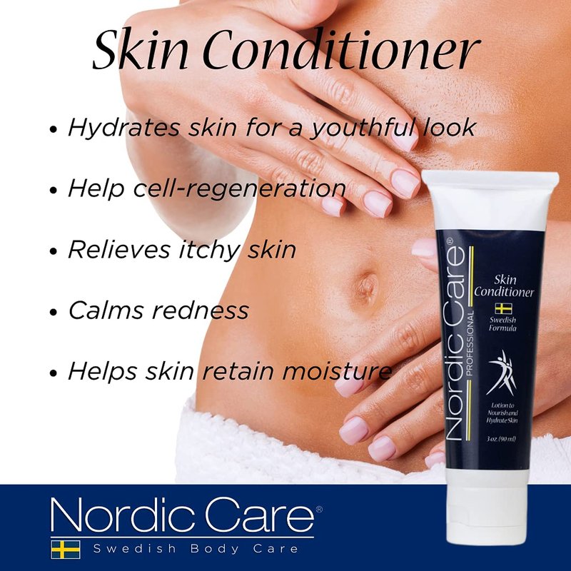 Nordic Care Skin Conditioner Lotion - Shea Butter Body Lotion for Dry, Itchy Skin | 16 oz | Paraben-Free, Macadamia Oil & Urea