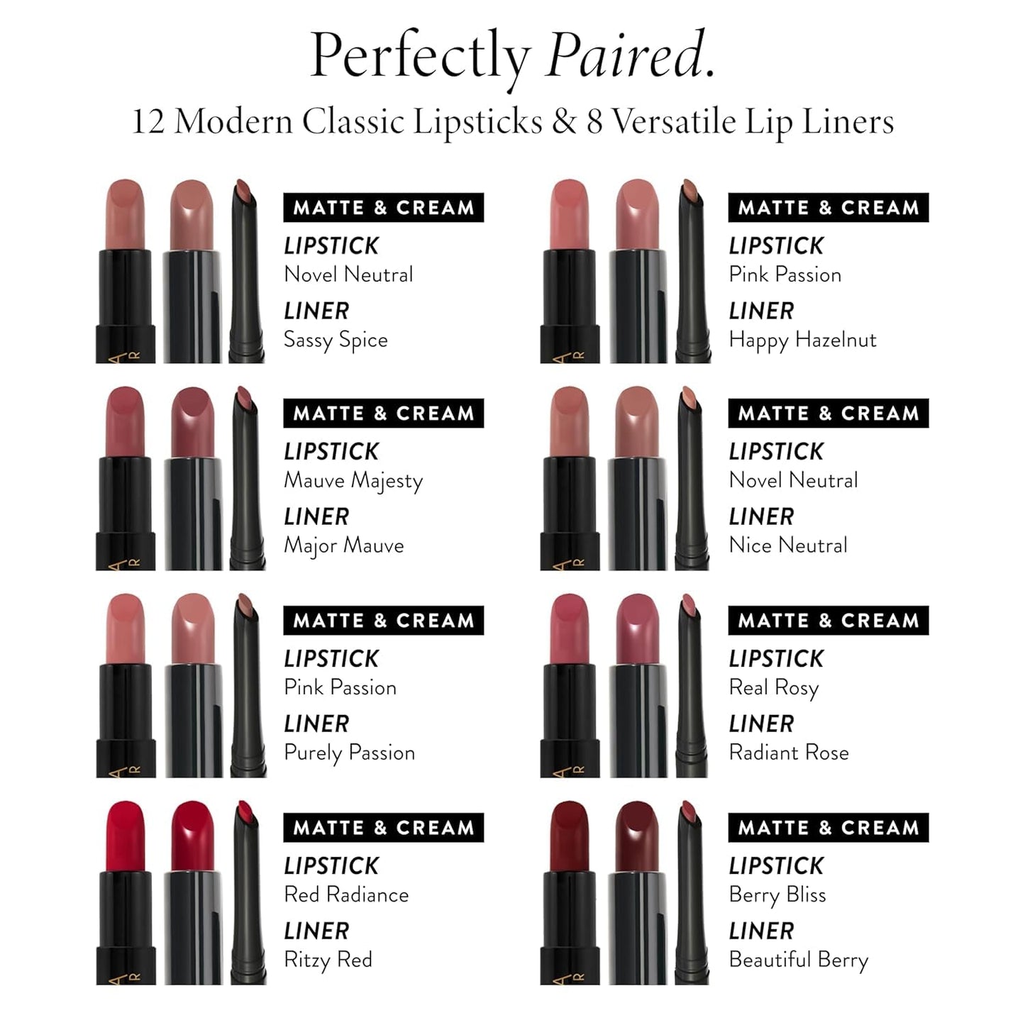 Modern Classic Lip Liner - Luxurious Creamy Formula Prevents Feathering & Fading | Beautiful Berry
