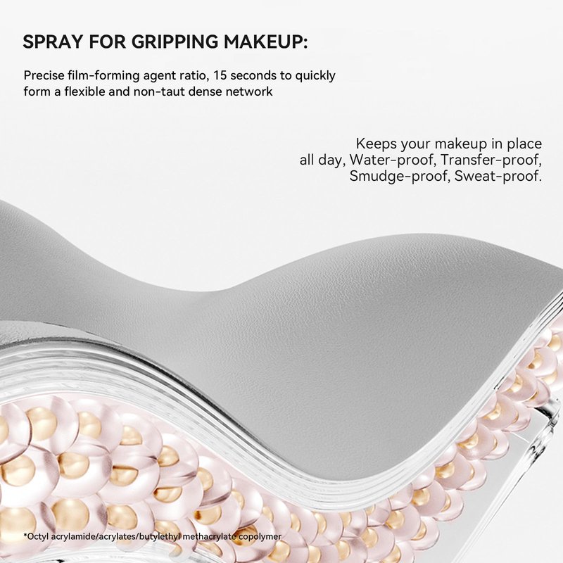 KISSIO Makeup Setting Spray,Long Lasting Setting Mist for 16HR Makeup Wear,Lightweight,Hydrating and Soothing,Fine Mist,Natural Finish for All Skin Type,2.7 FL OZ