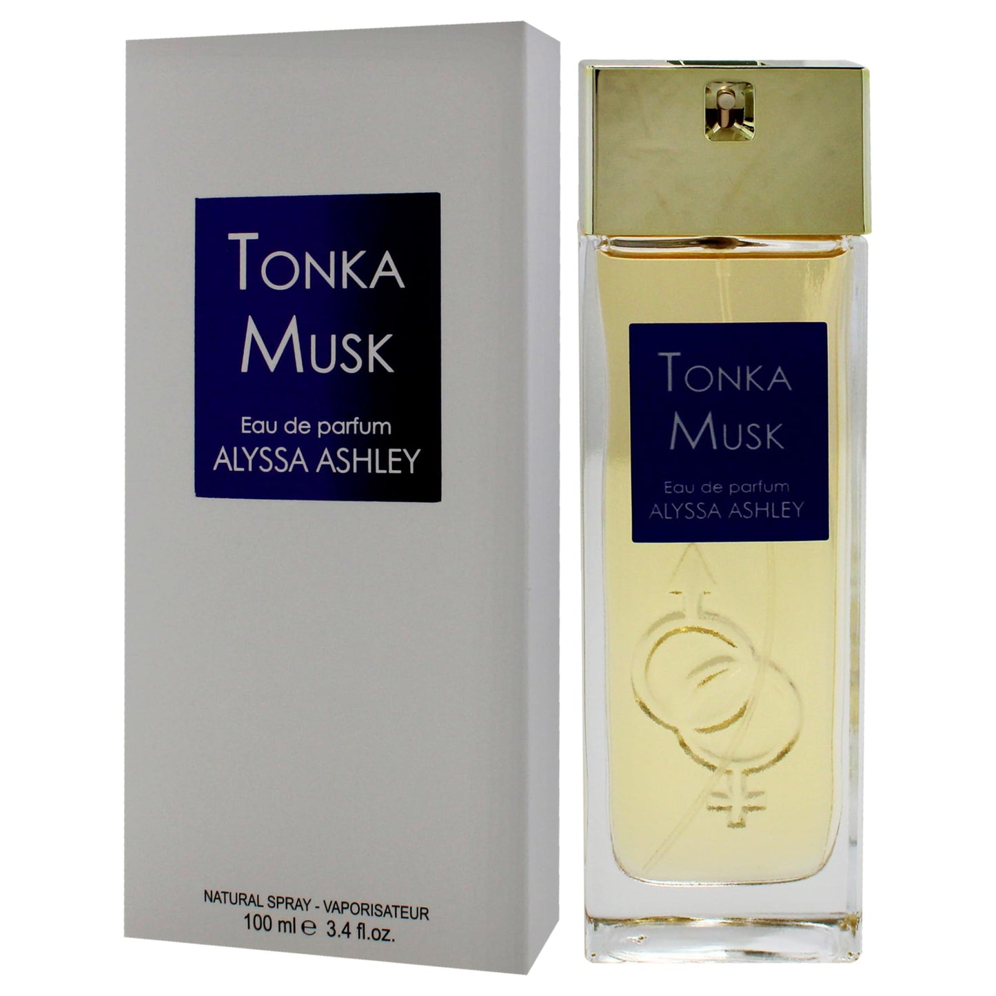 Alyssa Ashley Tonka Musk - Perfumes for Women and Cologne for Men - Long Lasting Amber Fragrance - Mens Cologne - 3.4 oz EDP Spray