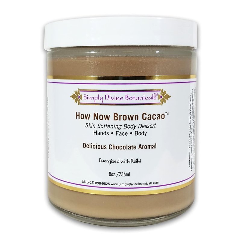 All-Natural Organic Body Butter - Chocolate Aroma for Deep Moisturization | 8 oz