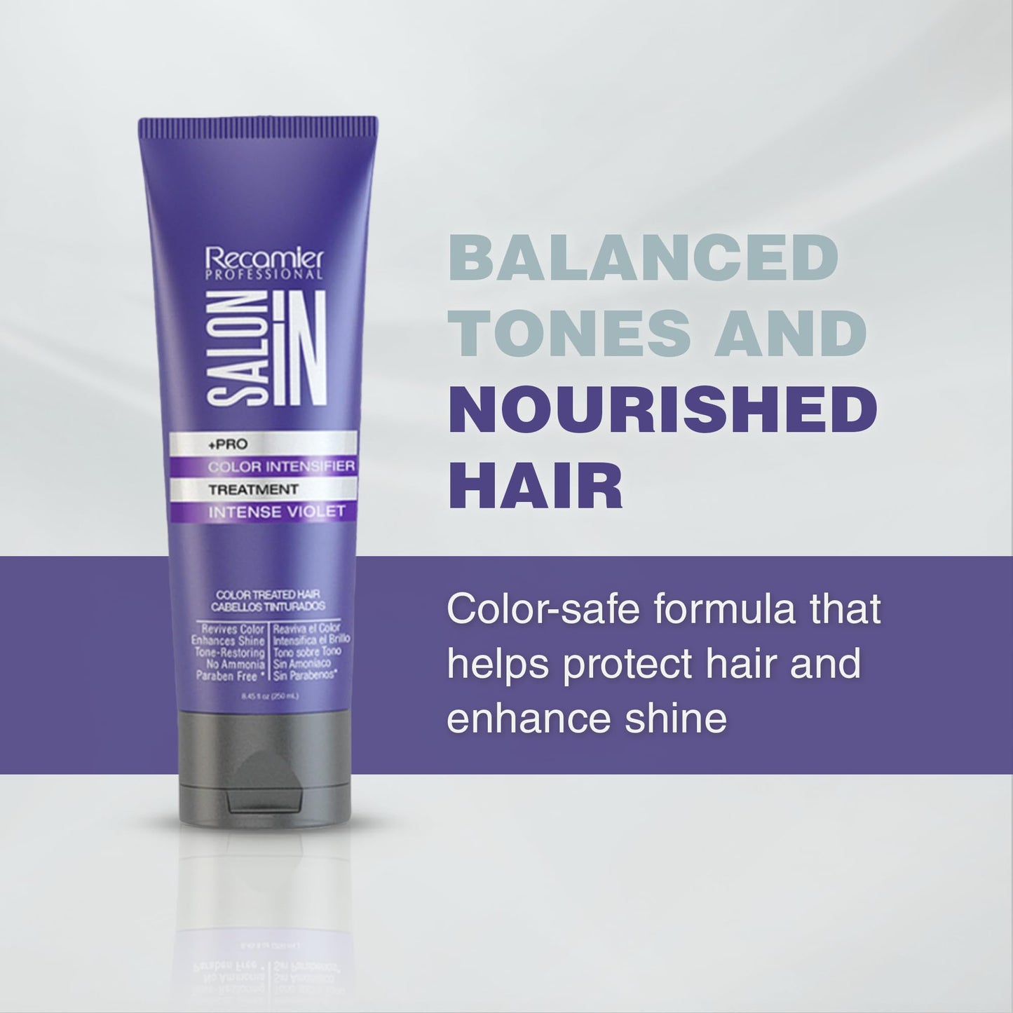 Salon In by Recamier | Pearl Beige Color Intensifier Treatment | Hair Mask For Blonde & Light Hair | 8.45 fl oz / 250 ml