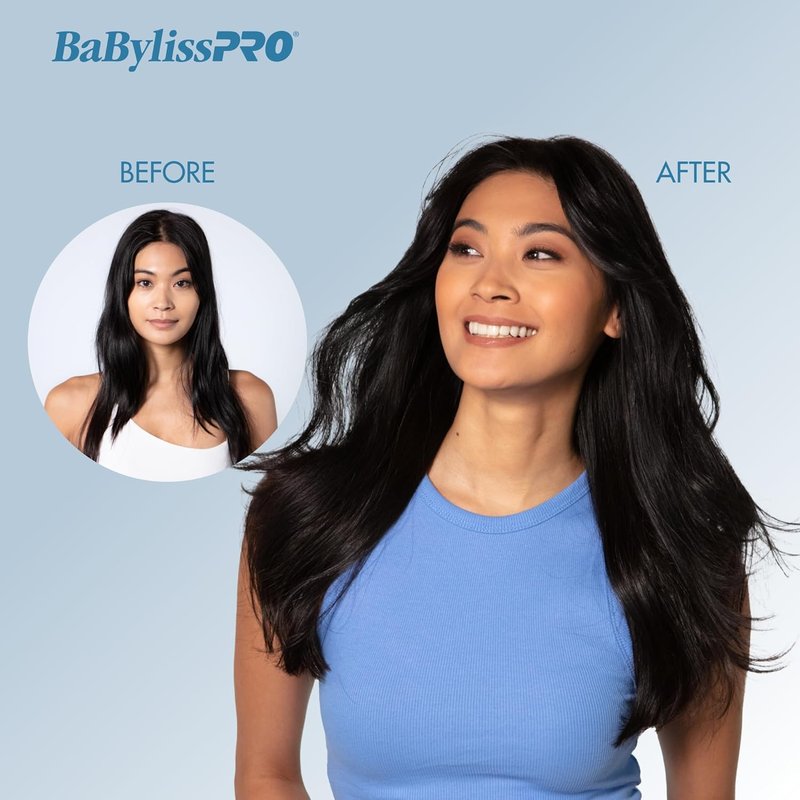 BabylissPRO Nano Titanium Hair Dryer - 1875W Professional Blow Dryer | Lightweight Ionic Technology for Faster, Frizz-Free Drying