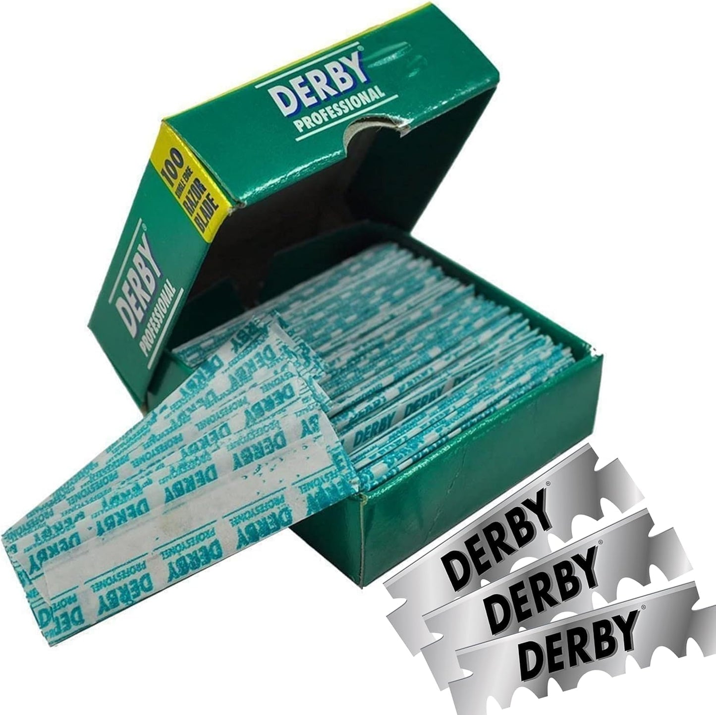 500 "Derby Professional" Single Edge Razor Blades for straight razor