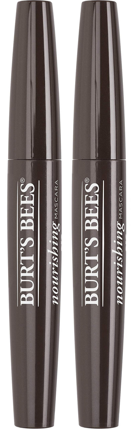 Burt's Bees 100% Natural Nourishing Mascara, Black Brown - 0.4 Ounce (Pack of 2)