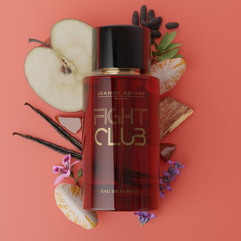 Jeanne Arthes – Men's Pefume - Fight Club - Eau de Parfum - Spray Bottle 100 ml - Sandalwood & Vanilla - Made in France in Grasse