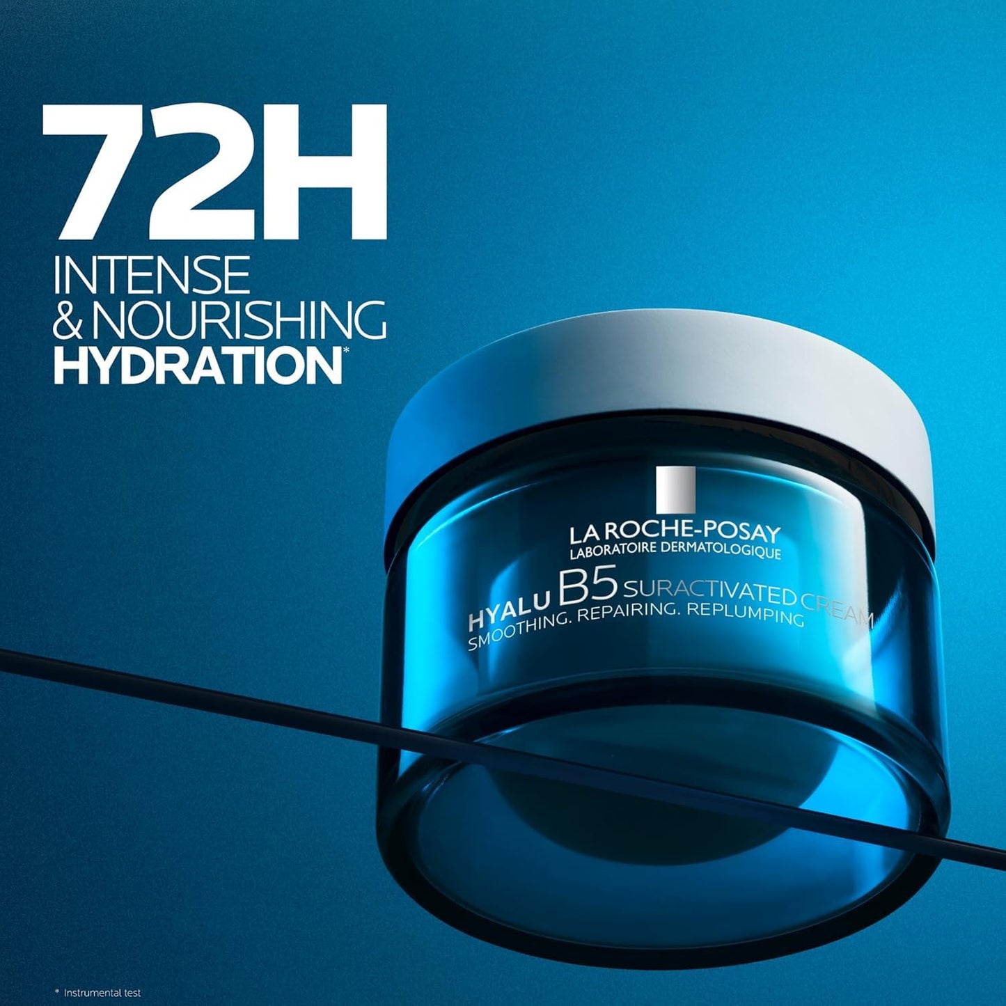 La Roche-Posay Hyalu B5 Suractivated Anti-Aging Face & Neck Cream, Firming Face Moisturizer With 3 Types of Hyaluronic Acid for All Skin Types, 72hr Hydration + Anti-Wrinkle, 1.7fl oz