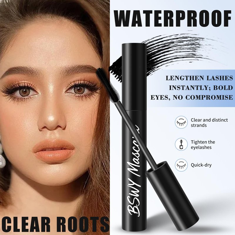Telescopic Tubing Mascara for Women 60 Plus - Sky High Lift, Waterproof Formula with Nourishing Essence, Clump-Free & Long-Lasting Lash Definition