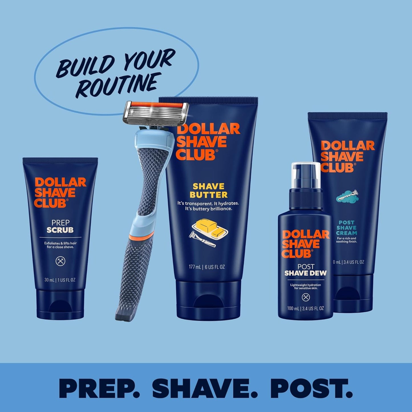 6 Blade Razor Refills - 12 Pack of Stainless Steel Blades for a Close & Comfortable Shave