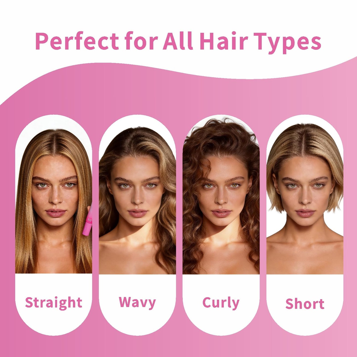 SAISZE Fly Away Stick for Hair, Frizz Control Styling Wand, 0.85 Oz
