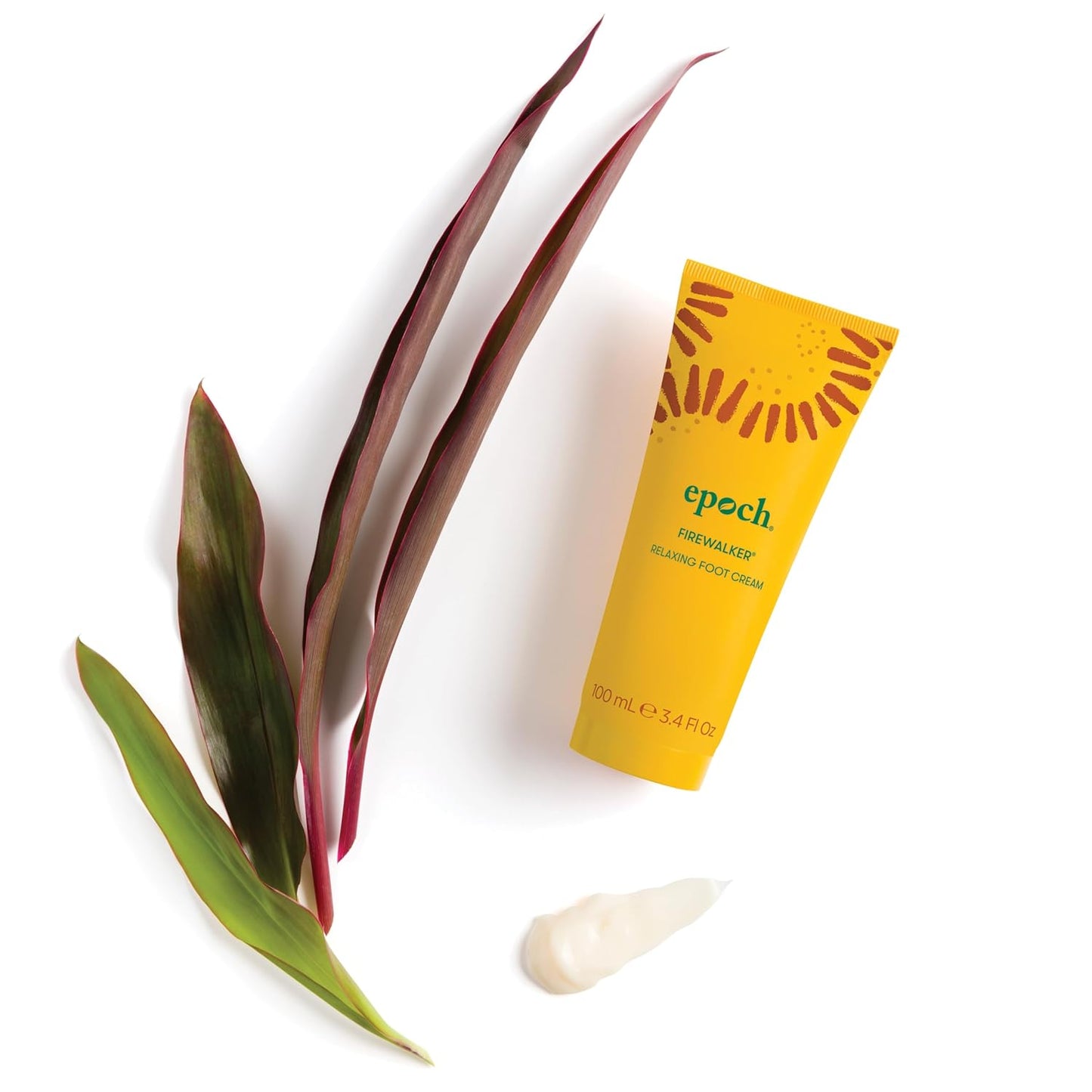 Nu Skin Epoch Firewalker Foot Cream - Soothing Moisturizer with Hawaiian Ti Leaf & Babassu Oil | 3.4 Fl Oz | Travel Essential