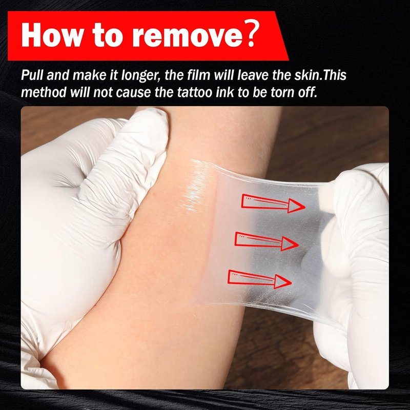 Tattoo Aftercare Bandage - Waterproof Second Skin Healing Wrap | 8" x 10 Yards
