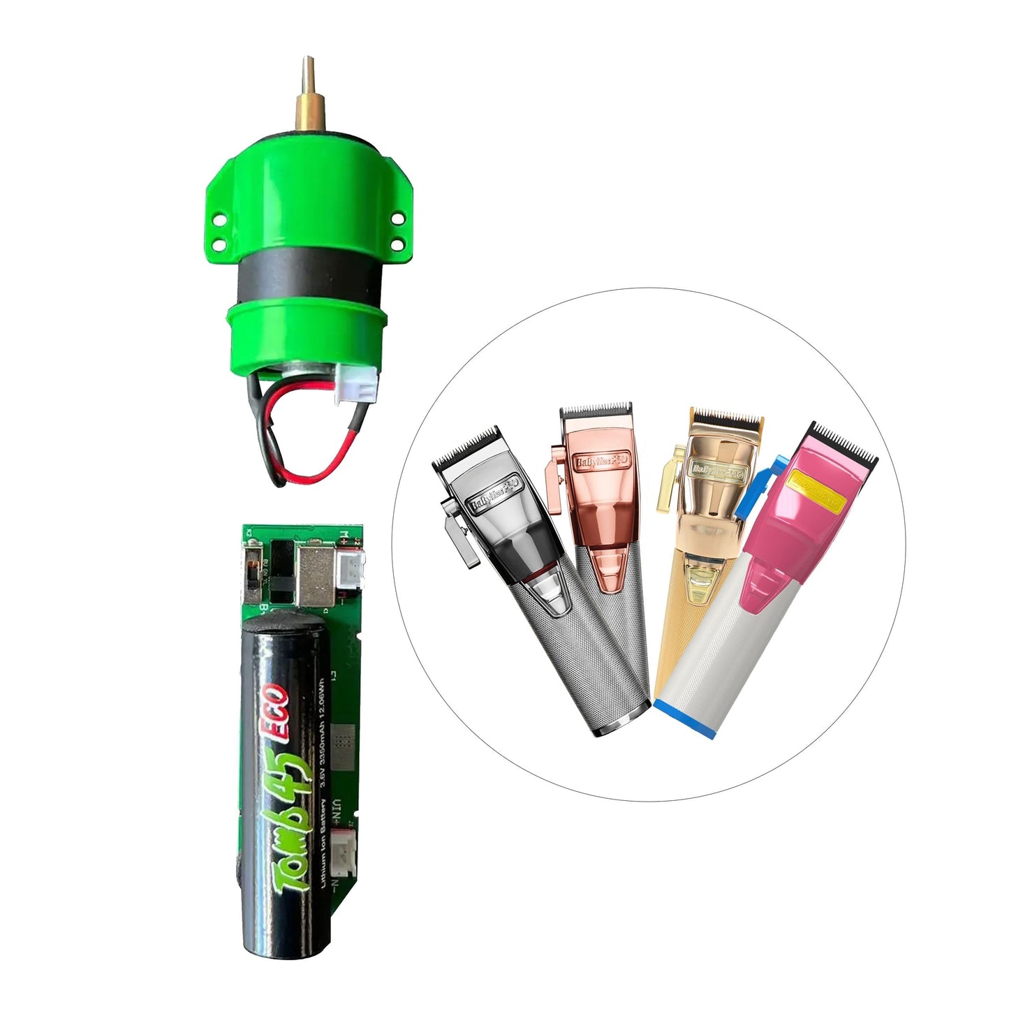 Tomb45® Performance Motor and Battery Upgrade Kit for Babyliss® FxClipper