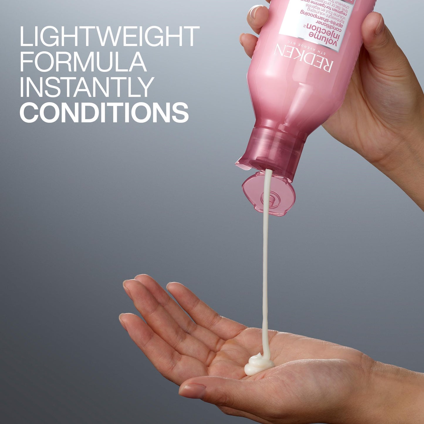 Redken Volume Injection Conditioner | Hair Volumizer For Fine Hair | Detangling and Volumizing | 33.8 Fl Oz