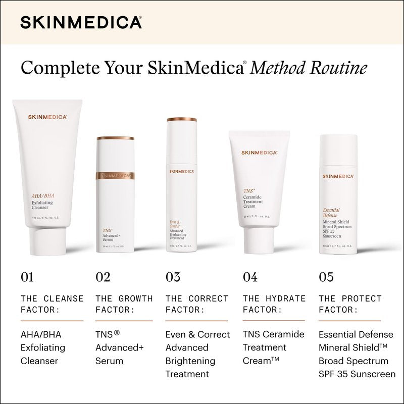 SkinMedica TNS Ceramide Treatment Facial Cream - Hydrating Facial Moisturizer with Peptides & Ceramide Technology to Help Restore Skin's Moisture Balance & Barrier (2 Oz)