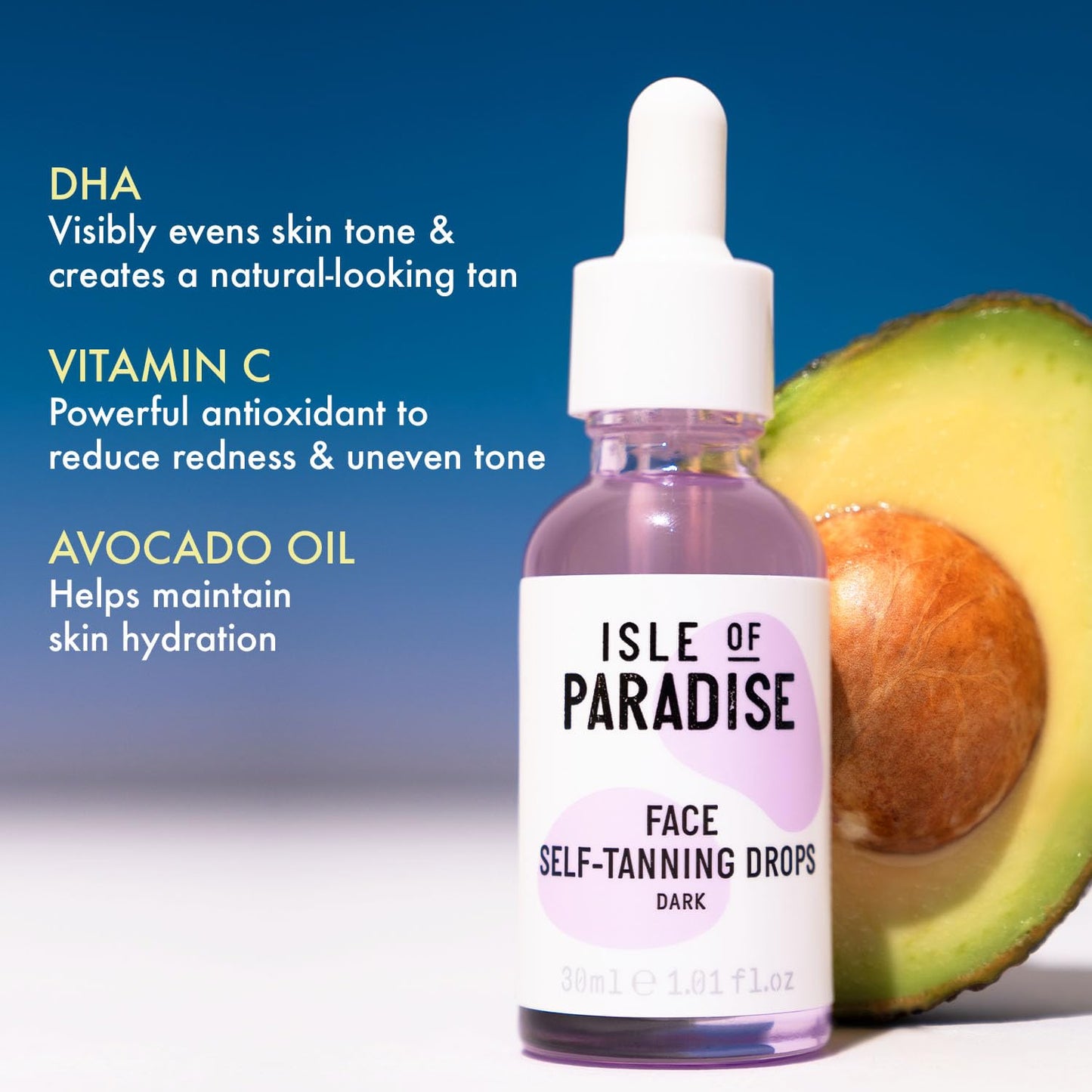 Isle of Paradise Mini Self Tanning Natural Glow Face Drops