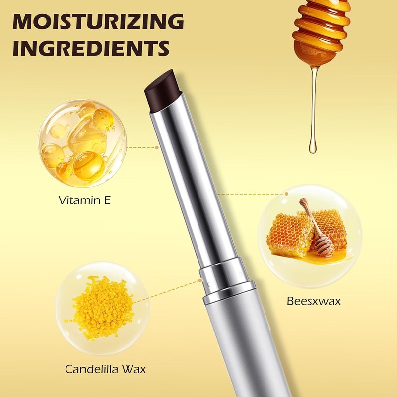 Sheer Tinted Lip Balm - Hydrating Black Cherry Tint for All Skin Tones | Moisturizing Formula, Ultra-Glossy Finish