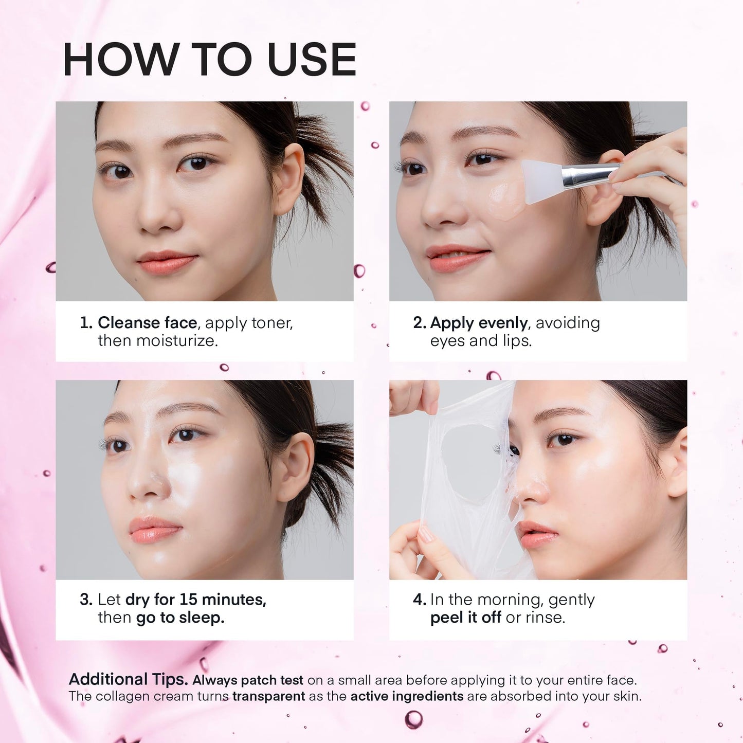 TEREZ & HONOR Collagen Night Wrapping Peel Off Mask & TremellaGlo Essence Face Serum Day & Night Glow Duo, for Elasticity, Hydrating & Glow, Korean Skincare, Dermatologist Tested