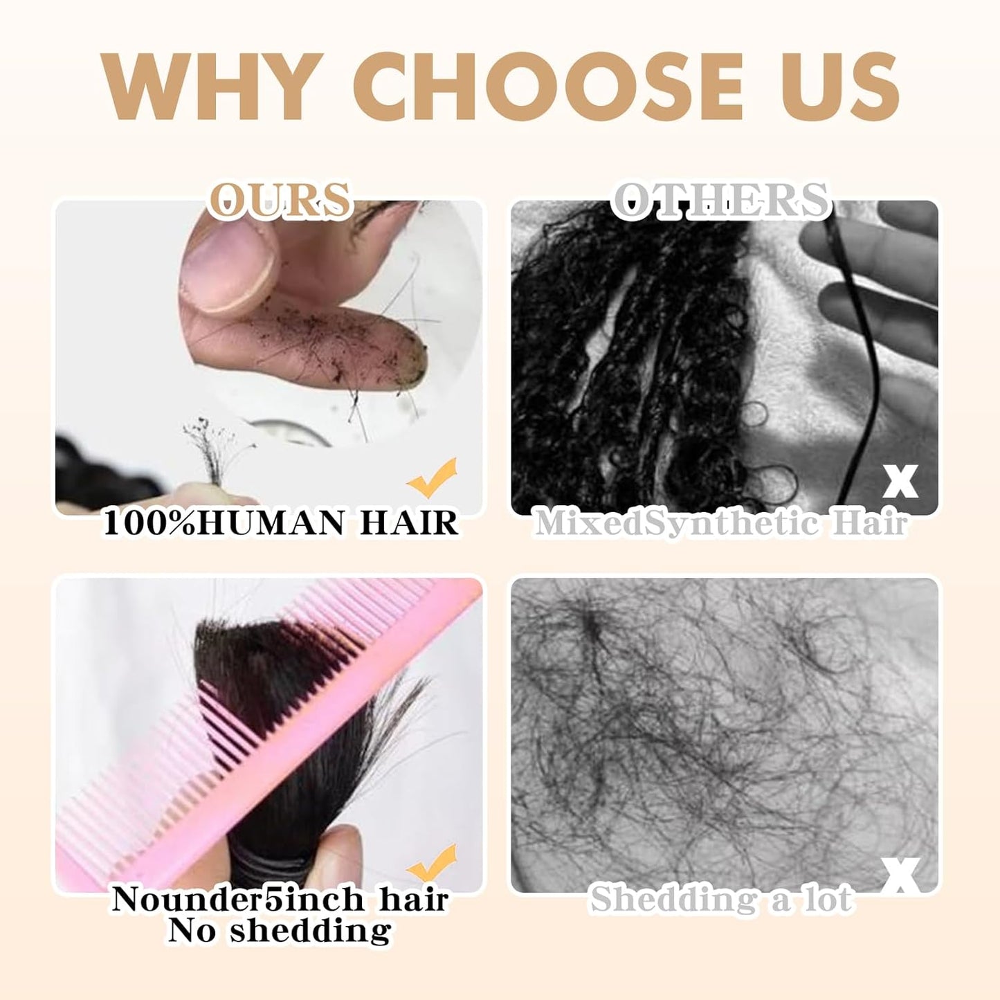 Blonde Human Braiding Hair - 24 Inch Deep Wave Bulk 100% Brazilian Virgin Hair for Boho Knotless Braids | 2 Bundles, 110g