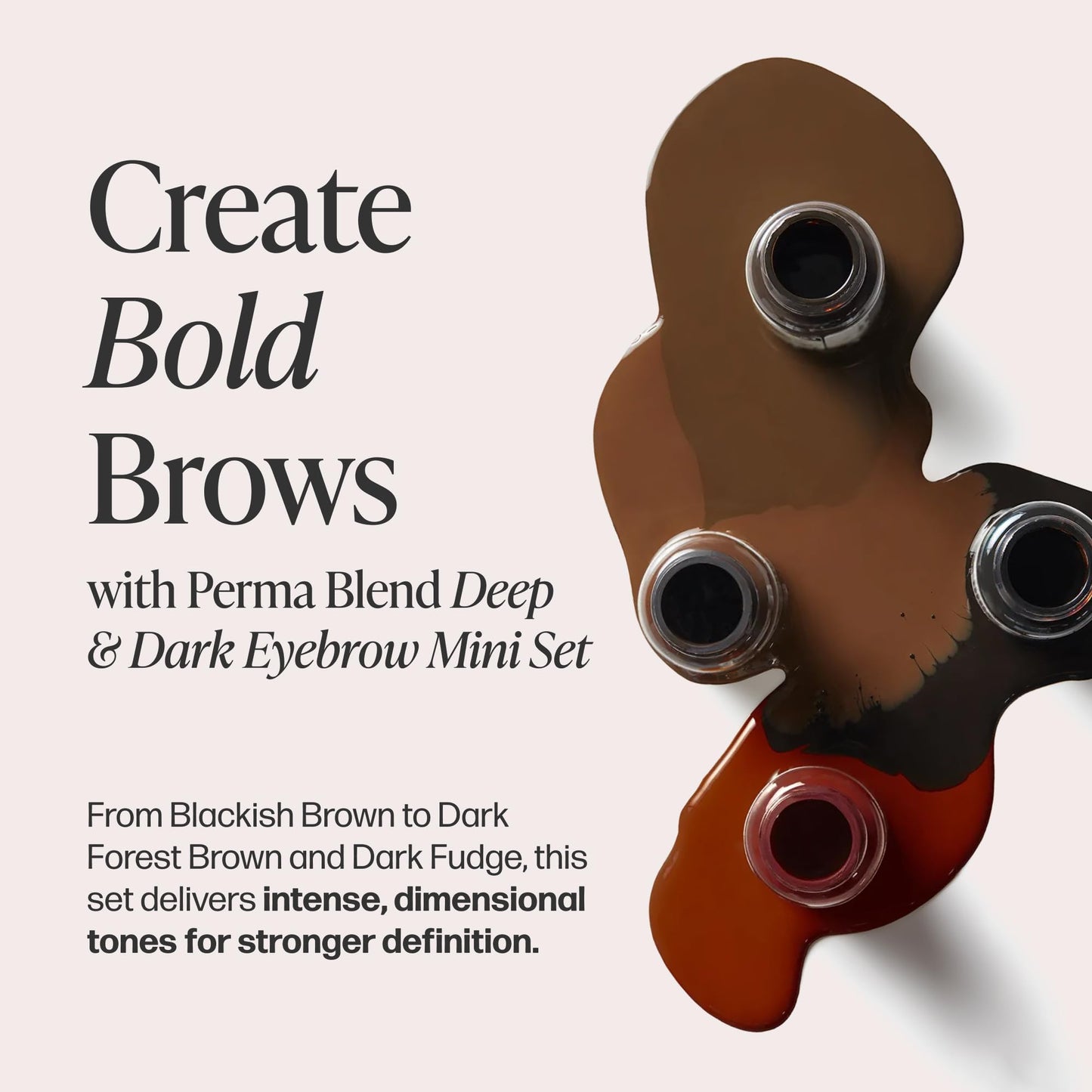Perma Blend - Dark Forest Brown - Microblading Ink for Permanent Eyeliner - Professional Tattoo Ink - Neutral Cool Dark Brown Tattoo Ink Makeup - Vegan (0.5 oz)