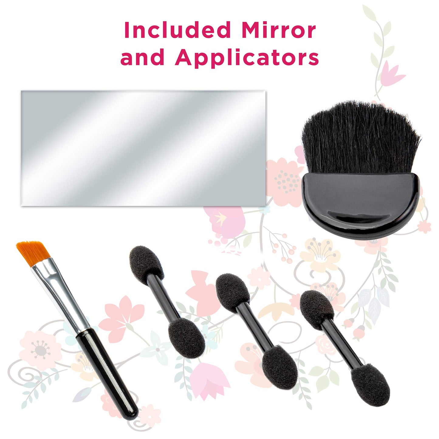 Vokai Makeup Kit Gift Set - 41 Eye Shadows, 7 Body Glitters, 1 Lip Liner Pencil, 1 Lipsticks, 4 Blushs, Eye liner pencil, 5 Concealers, 2 Lip Gloss, 5 Bronzers, Mirror