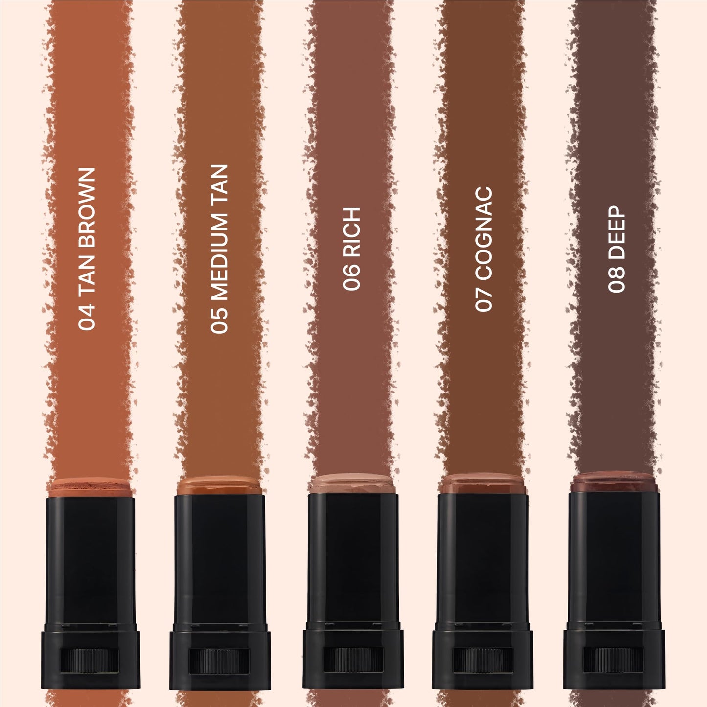 Kiss New York Airy Velvet Contour Stick, Cool Toned Face Sculpting Cream Makeup, Buildable with Lightweight Natural Finish, Hyaluronic Acid & Green Tea Extract (8 Deep, 0.70 Ounce)