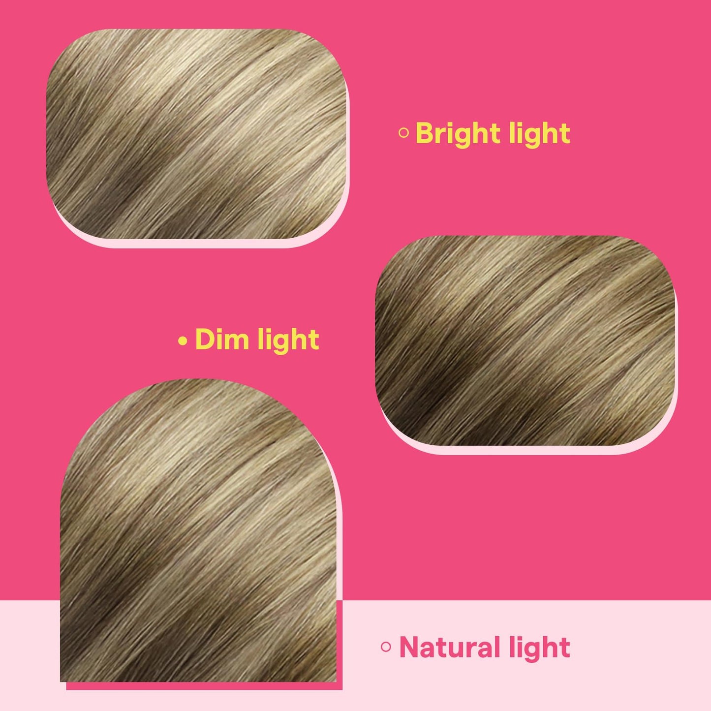 VeSunny Balayage Hair Extension Tape Ins 16inch 50grams Double Sided White Tapes Hair Extensions Color Brown #4 Fading To #16 Dark Golden Blonde Mixed With #60 Platinum Blonde 20pcs 50Gram