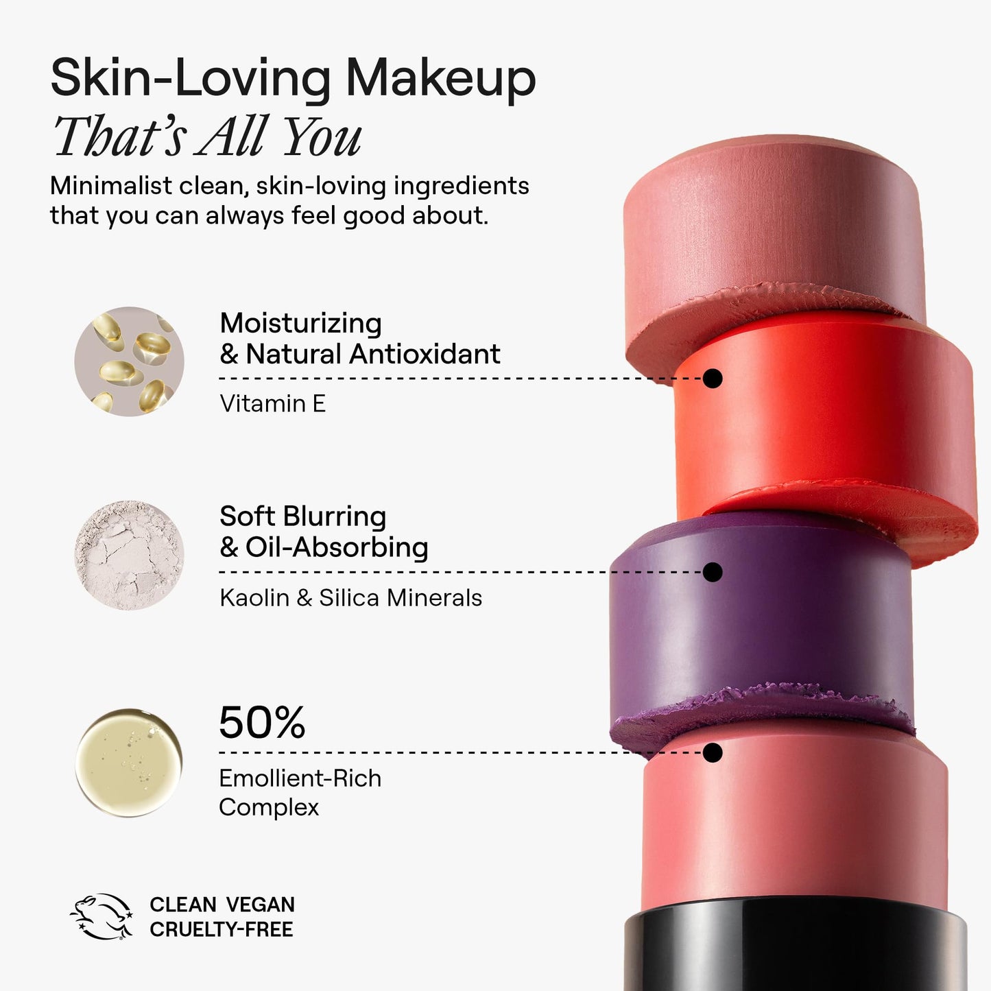 Nudestix Nudies Blush Stick – 3-in-1 Cream Blush for Cheeks, Eyes & Lips with Built-In Brush | Soft Matte Finish for a Natural Flush | Clean, Vegan & Travel-Friendly Makeup (Bubba)