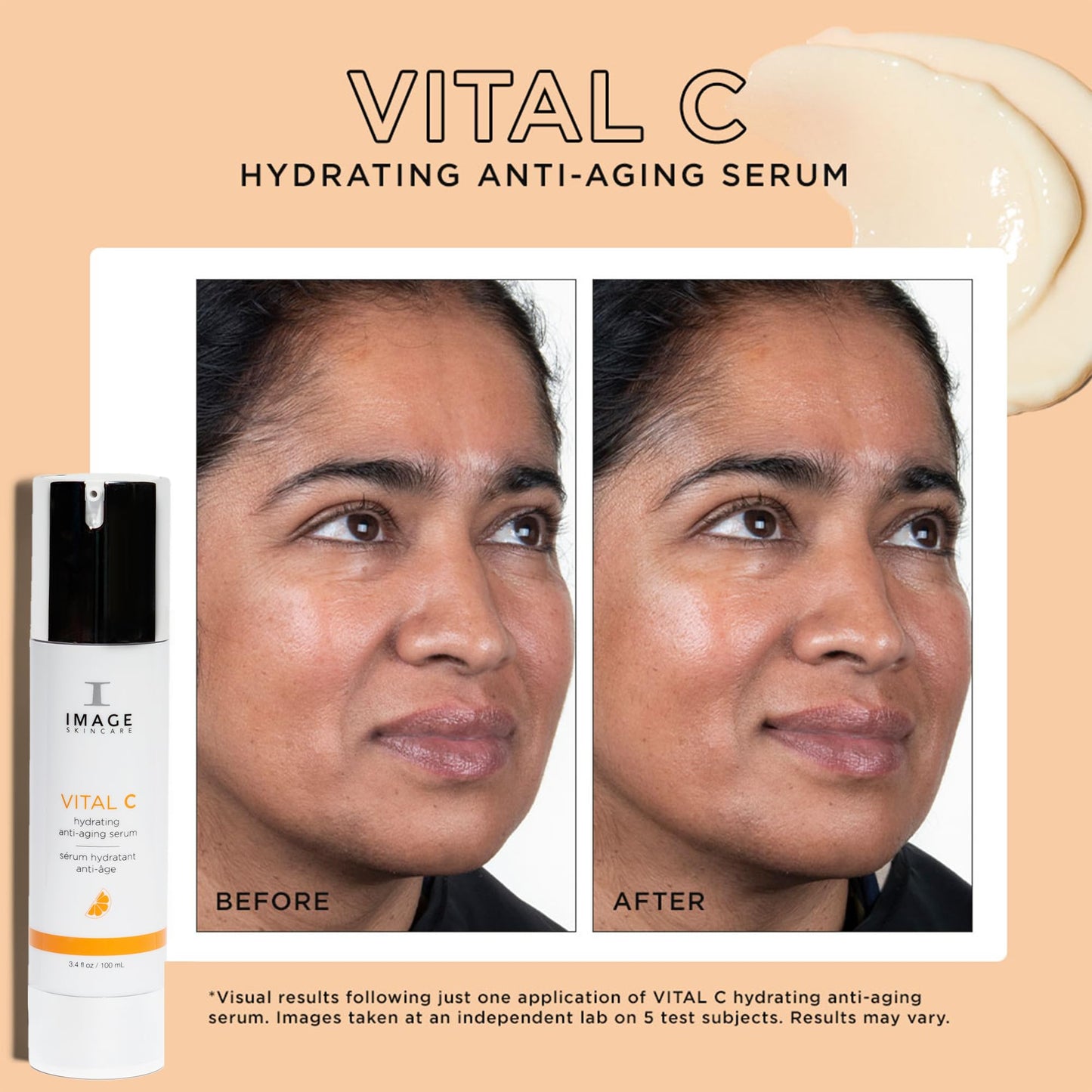 IMAGE Skincare, VITAL C Hydrating Serum, with Potent Vitamin C to Brighten, Tone and Smooth Appearance of Wrinkles, 3.4 fl oz
