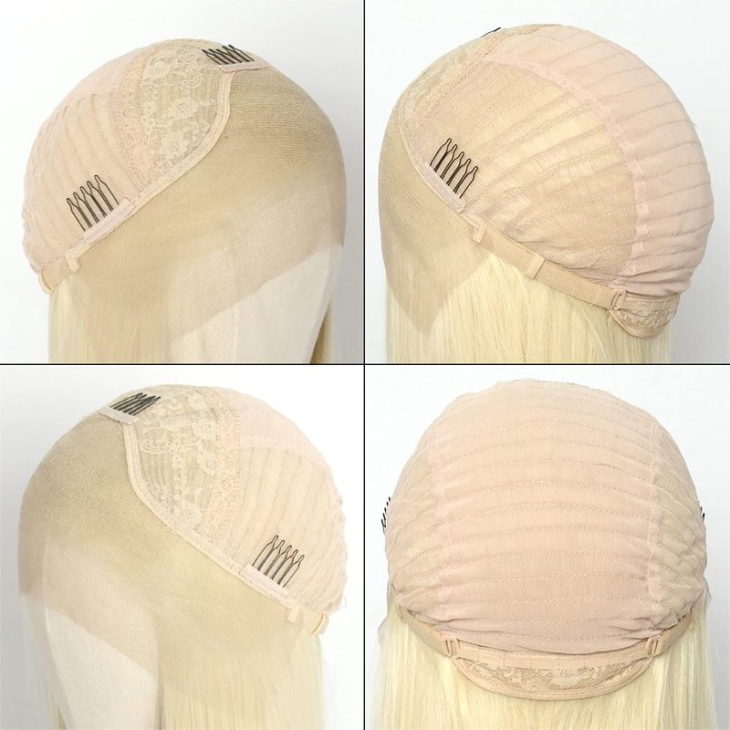 Lavender Purple Lace Front Wig - Straight Synthetic Heat Resistant Hair | 22 Inch Cosplay & Daily Wear