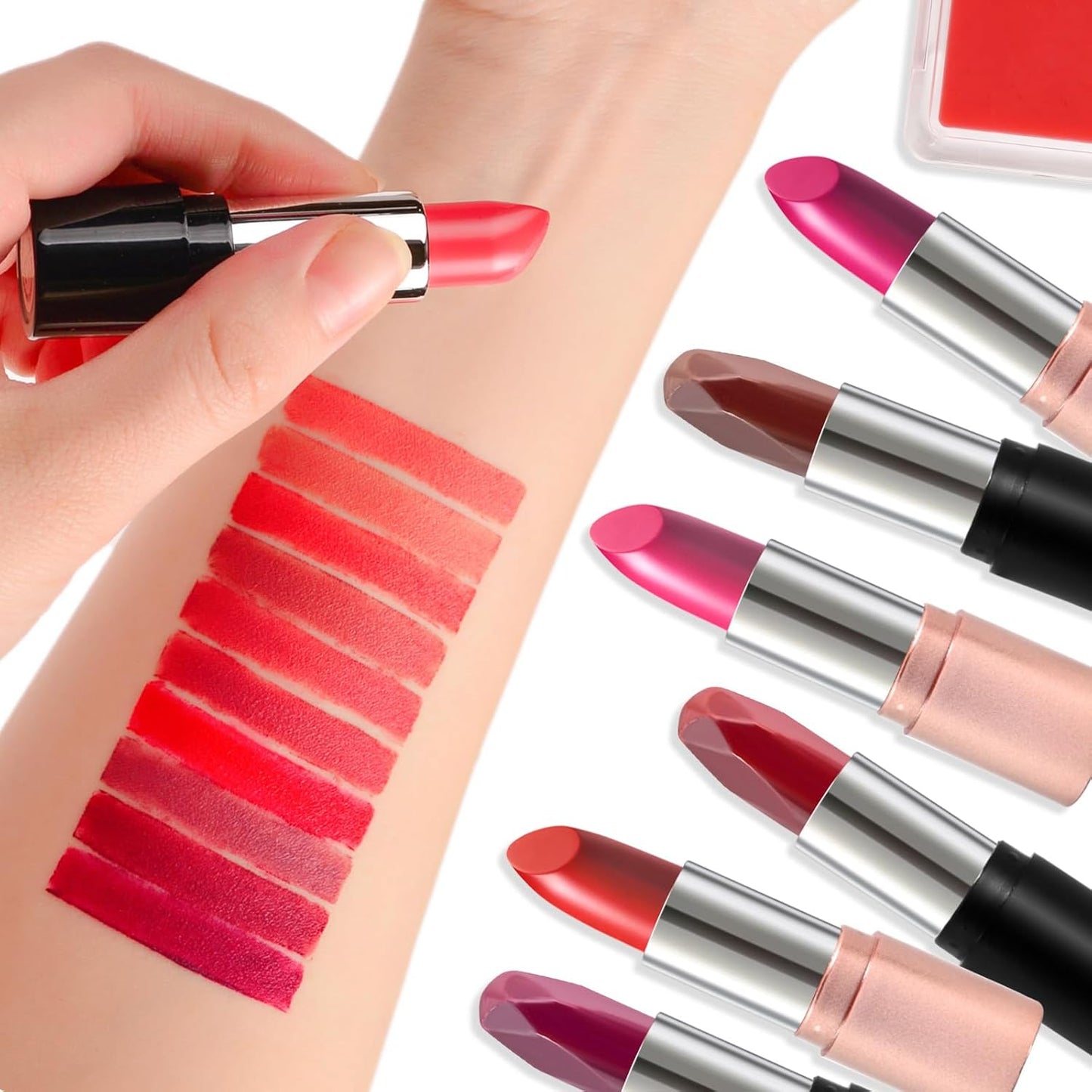 DIY Lipstick Making Kit - Natural Beeswax Lip Gloss & Matte Lipstick Craft | Perfect Christmas Gift for Women & Beginners