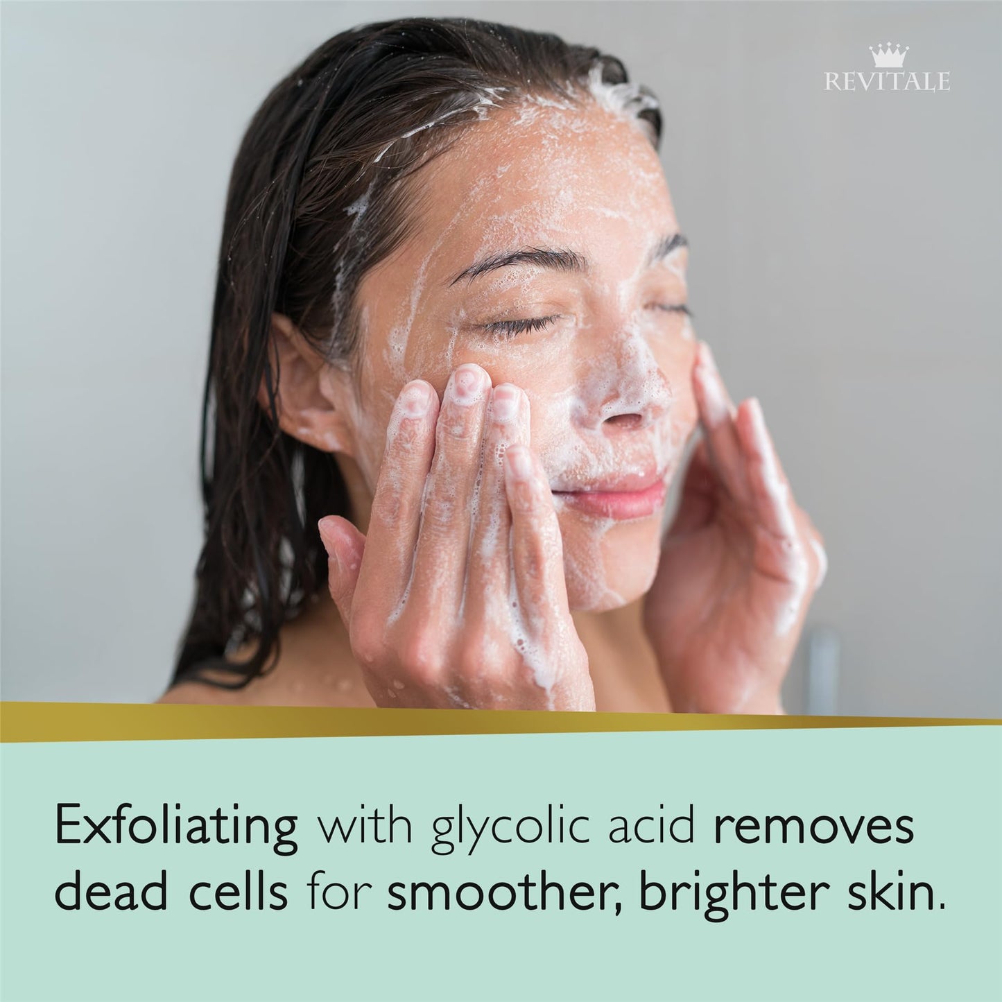 REVITALE Advanced Glycolic Acid Soap – Soften, Glow, Resurface & Renew Bar