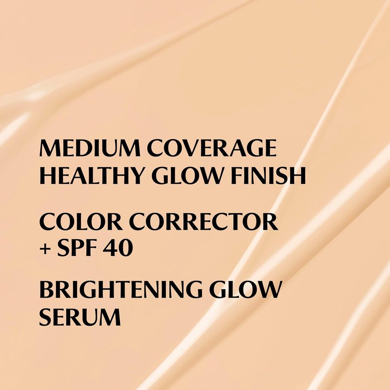 IT Cosmetics CC+ Nude Glow Foundation - Medium Coverage with SPF 40, 2% Niacinamide & Hyaluronic Acid | 1.08 fl oz for Normal to Dry Skin